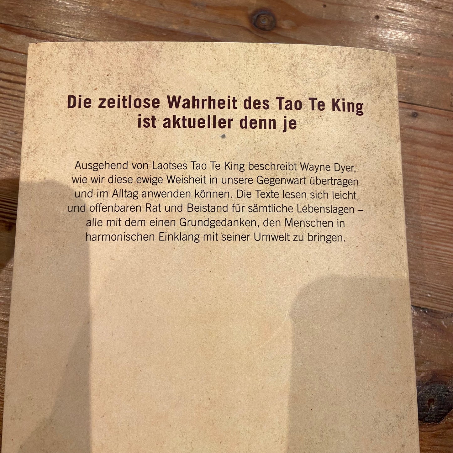 Ändere Deine Gedanken / Die lebendige Weisheit des TAO