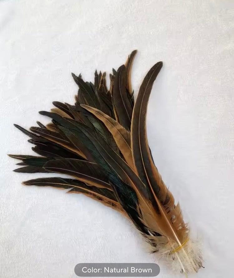 Feder farbig