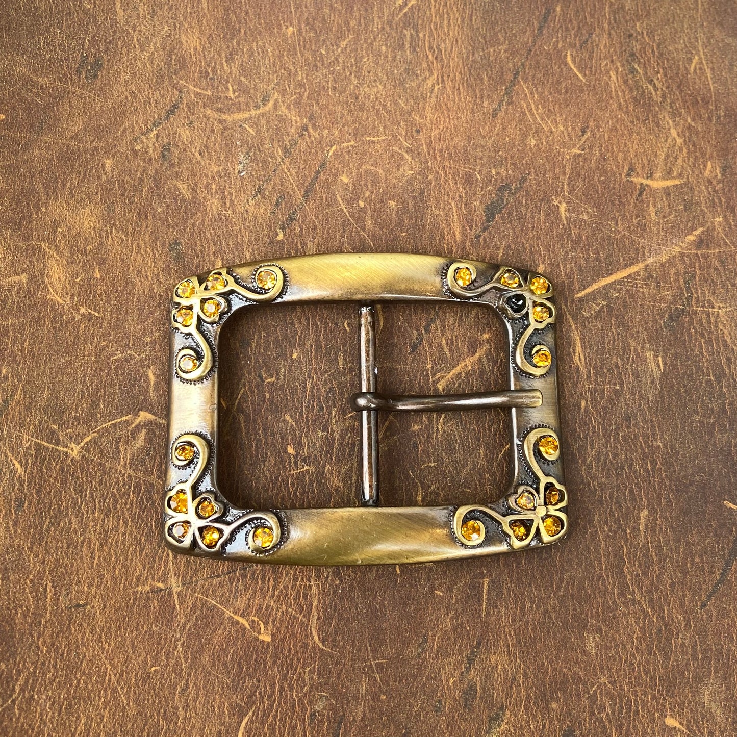 Doppelschnalle Strass