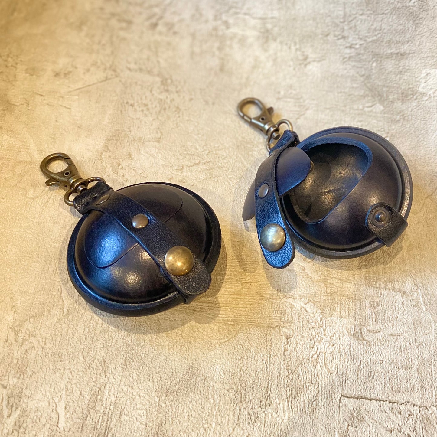 Hartlederbörse für Kleingeld