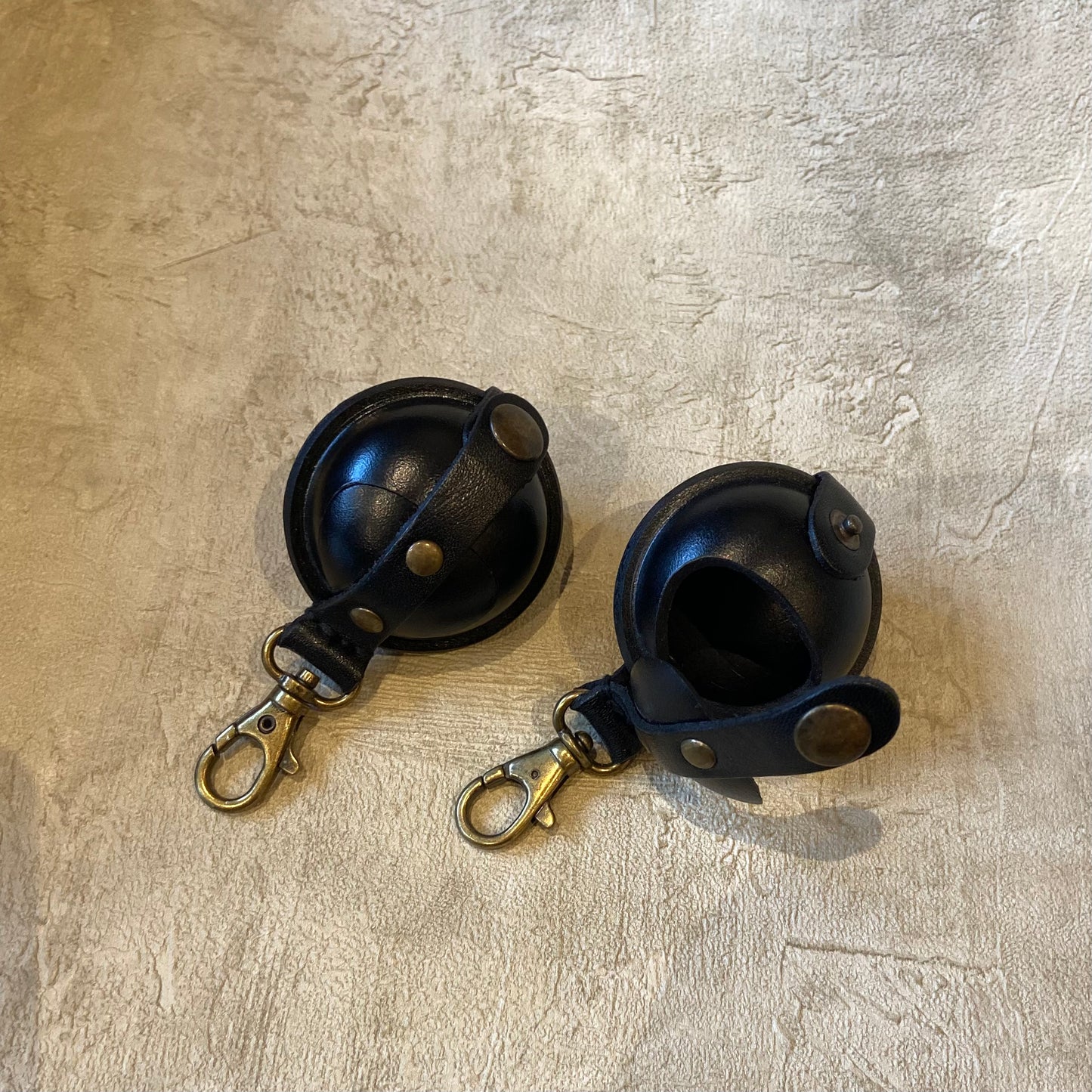 Hartlederbörse für Kleingeld