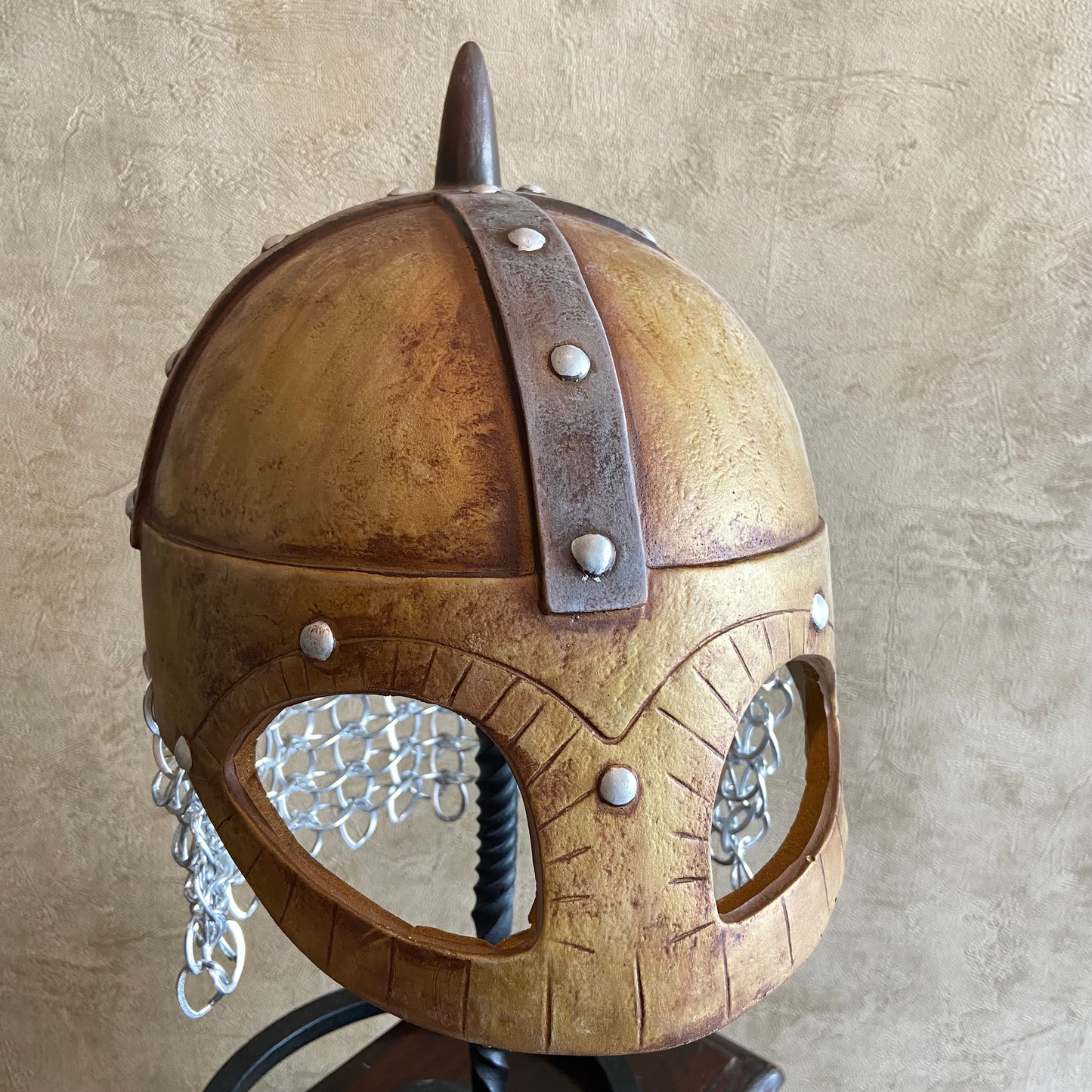 Wikinger Brillenhelm Latex