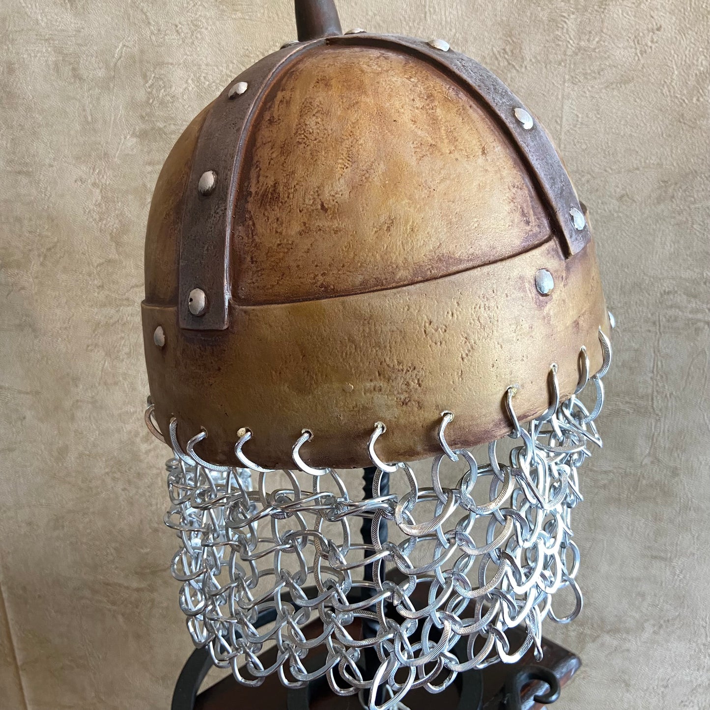Wikinger Brillenhelm Latex