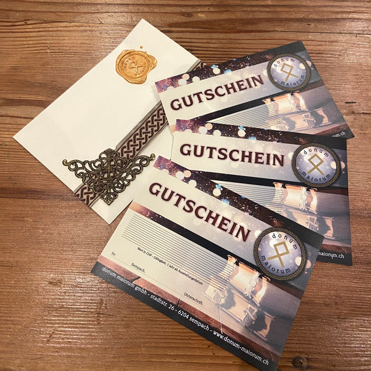 Geschenkgutschein donum maiorum