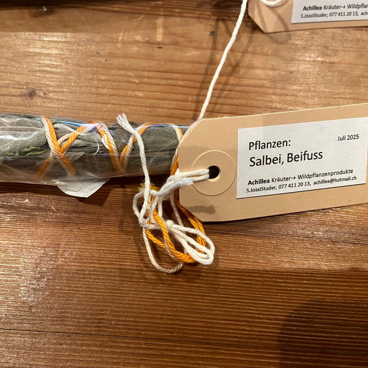 Räucherbündel weiss Salbei Beifuss