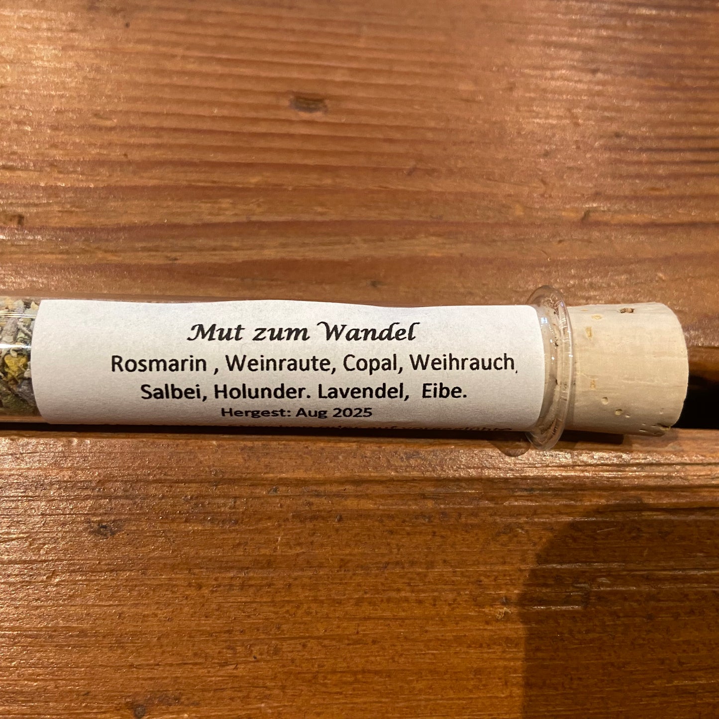 Räucherwerk Mut zum Wandel