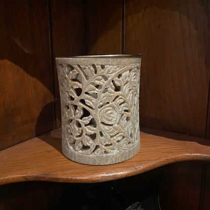 Stövchen filigran Speckstein