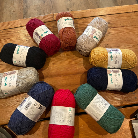 Wolle für Brettchenborten.