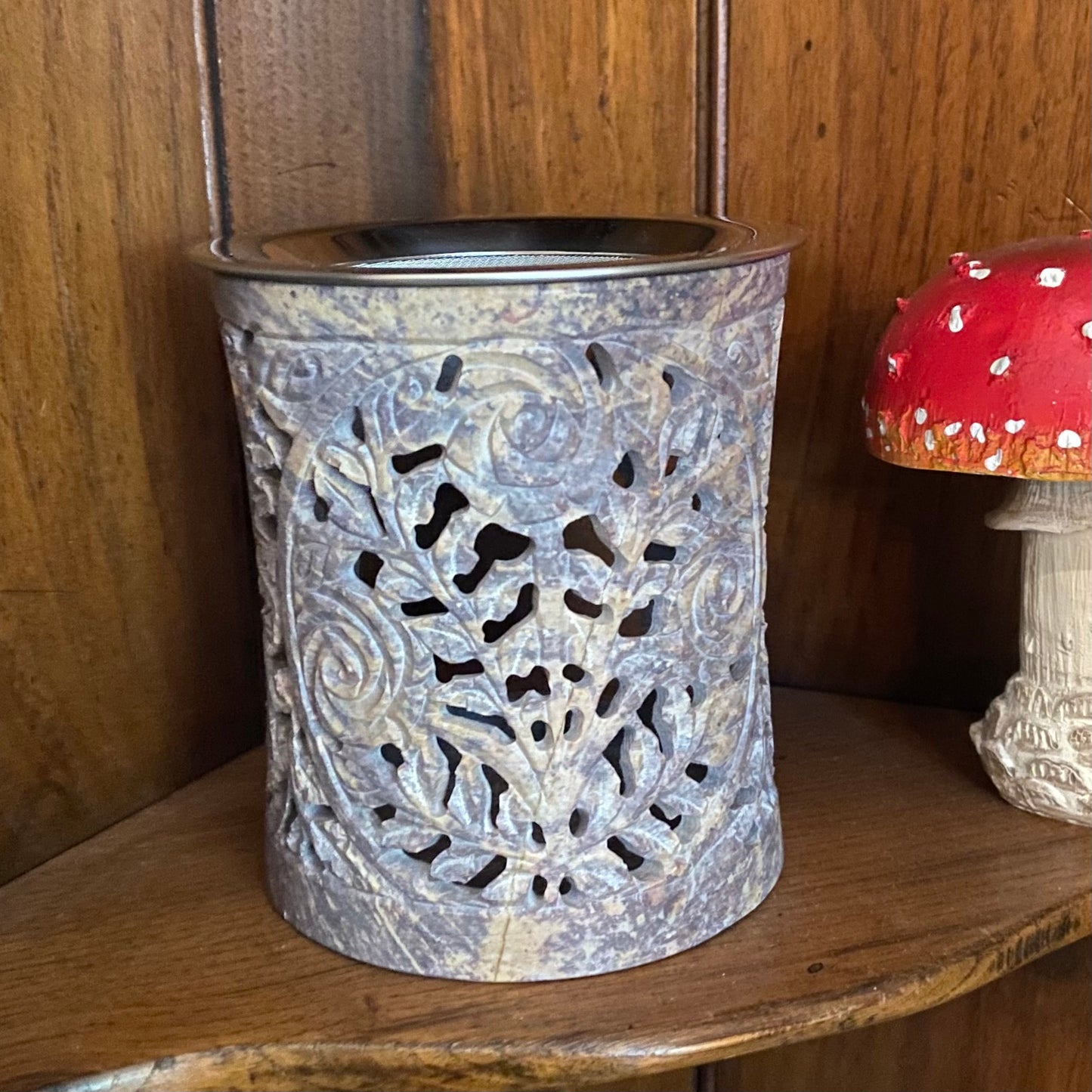 Stövchen filigran Speckstein