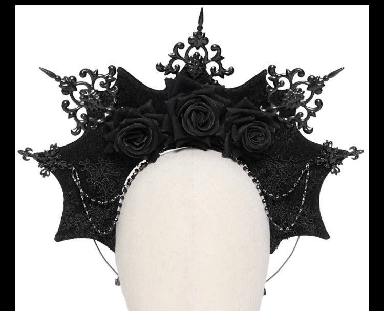 Haarreif Nocturn Rosen