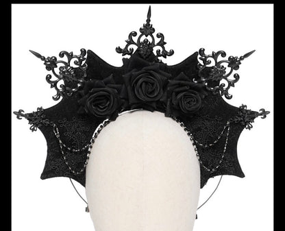 Haarreif Nocturn Rosen