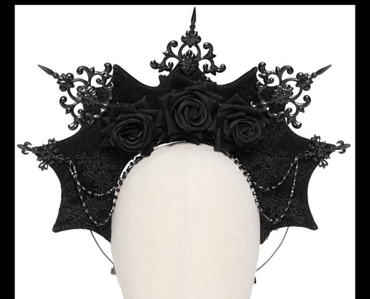 Haarreif Nocturn Rosen