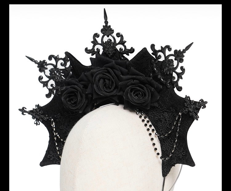 Haarreif Nocturn Rosen