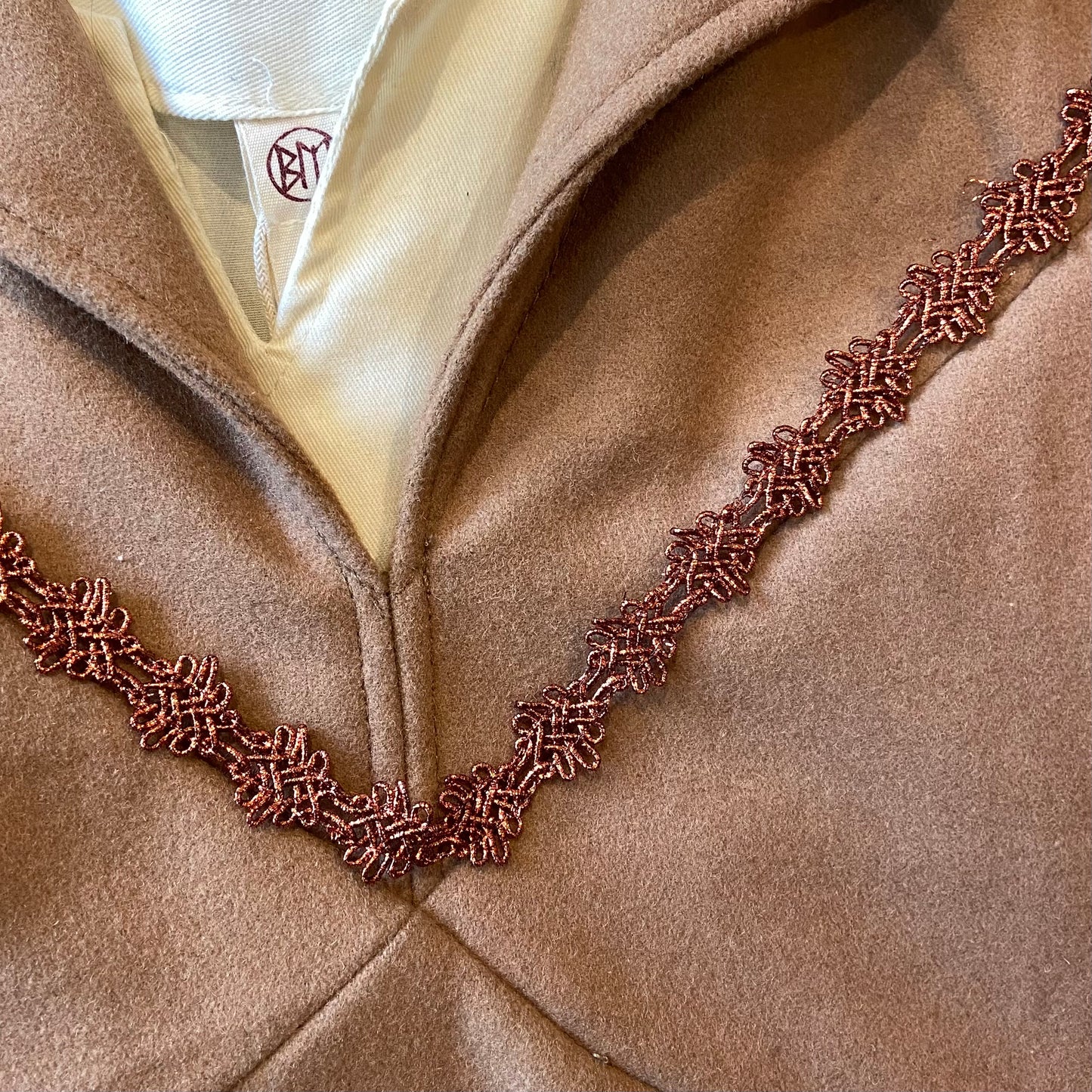 Geschnörkeltes Kupfer