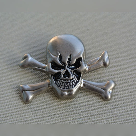 Totenkopf Grimm mit Knochen