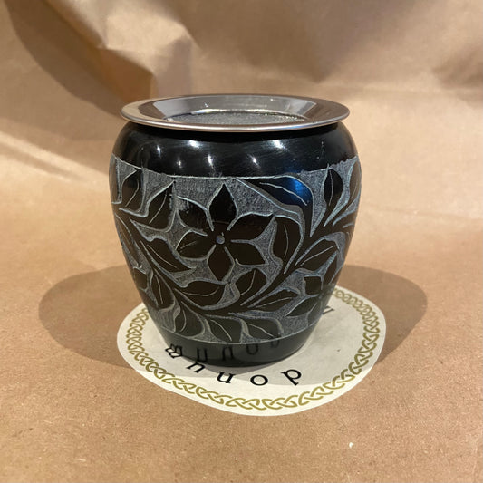 Stövchen Blumen dunkel