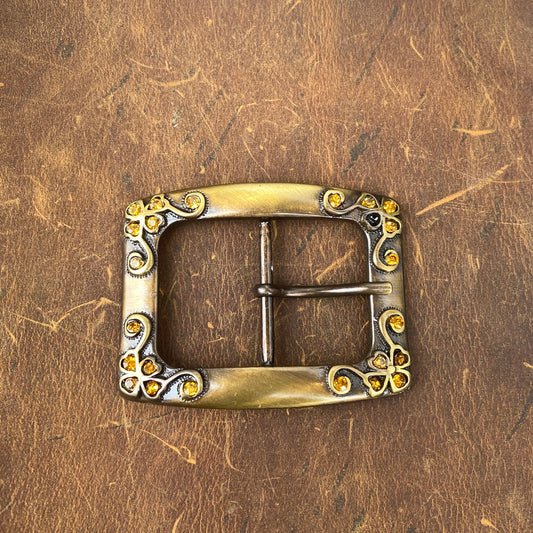 Doppelschnalle Strass