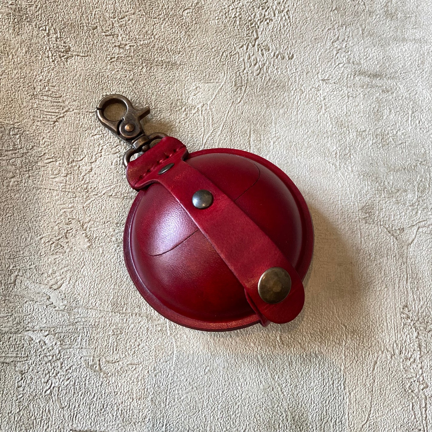 Hartlederbörse für Kleingeld