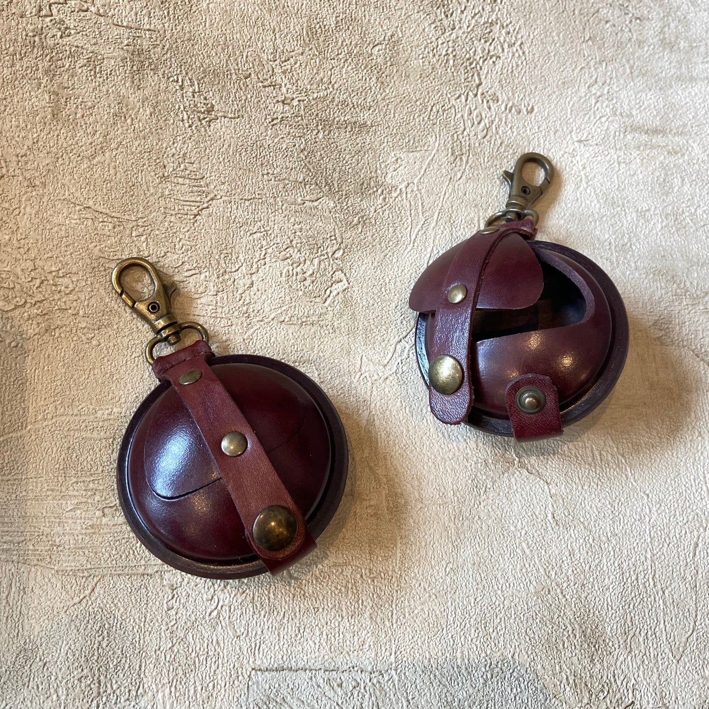 Hartlederbörse für Kleingeld